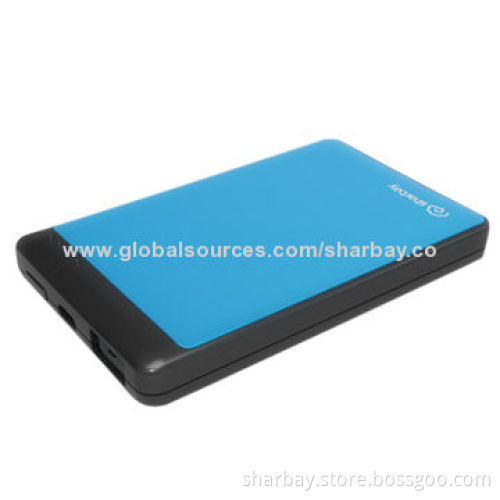 Power Banks with 3,000mAh Capacity, Lithium Polymer Battery, 5V1A Input/Output, for Smartphones